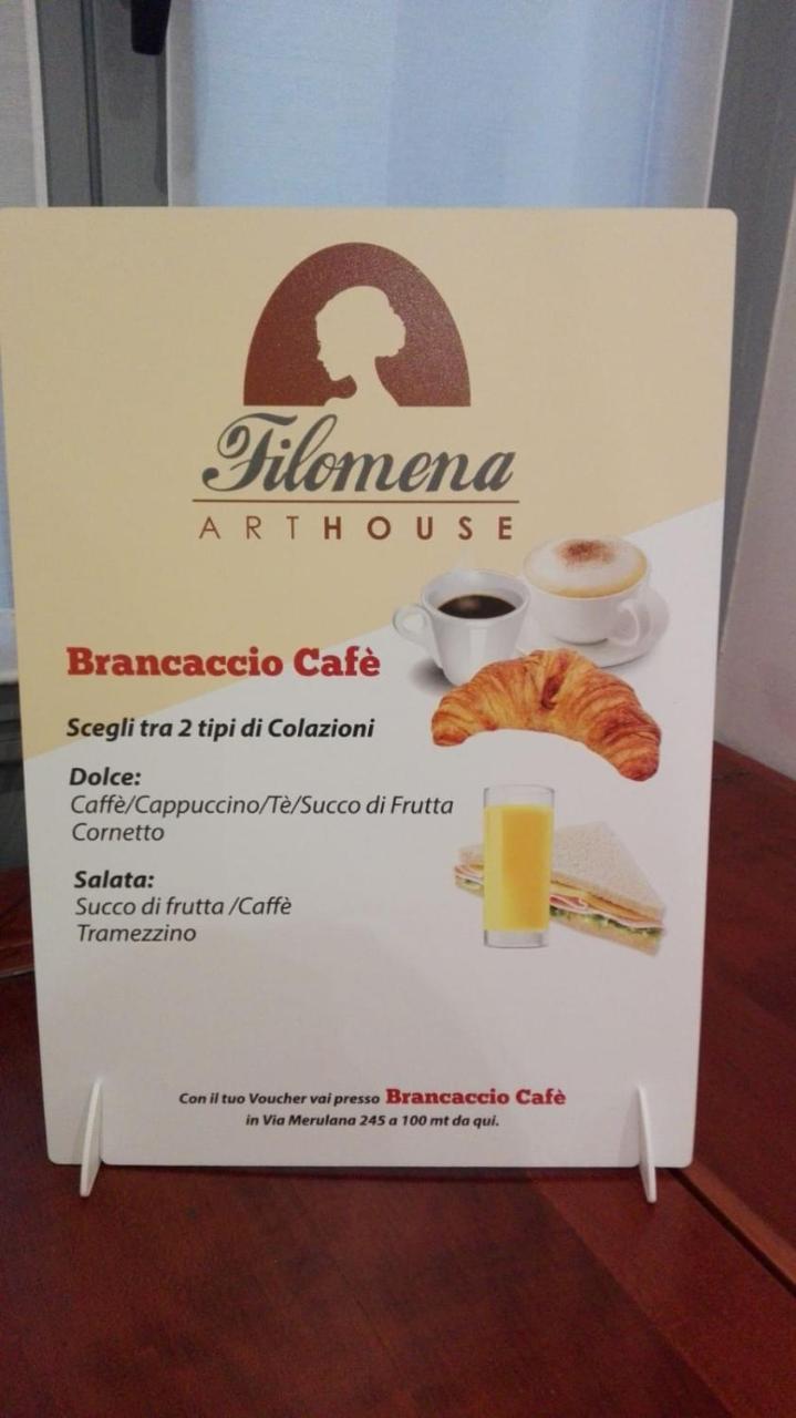 לינה וארוחת בוקר רומא Filomena Arthouse מראה חיצוני תמונה
